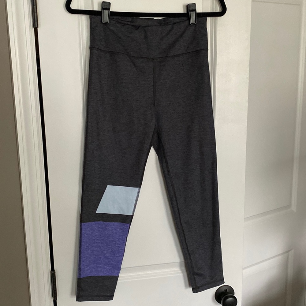 Loft Lou & Grey, Size S, Dark Gray w/ Purple & White Accents, Like New